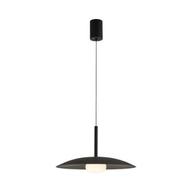 M8975  Lidia 40cm Rise And Fall Pendant 12W LED 3000K Black